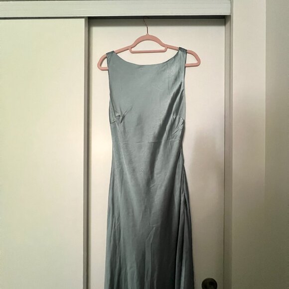 Hello Molly Classy Entrance Satin Slip Maxi Dress - Picture 4 of 5